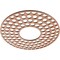 Ekena Millwork Fink Wood Fretwork Pierced Ceiling Medallion, Cherry, 16"OD x 5 3/4"ID x 3/8"T CMWP16X16X0375FFCH - alternate 2